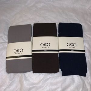 3 pair of Cato tights size 2x